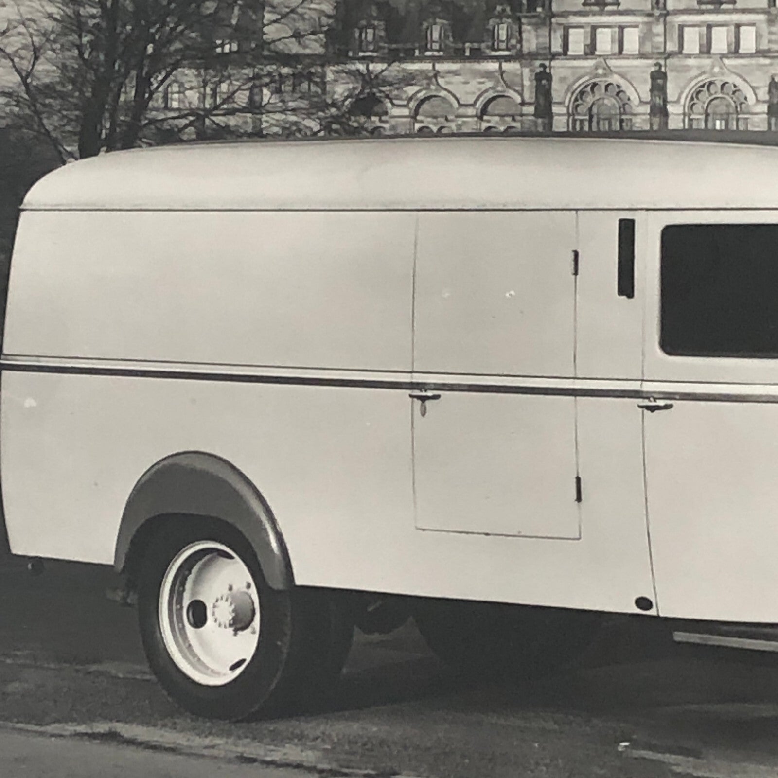 Vintage 1957 Hanomag L28 Truck Factory Photo Photograph Print 