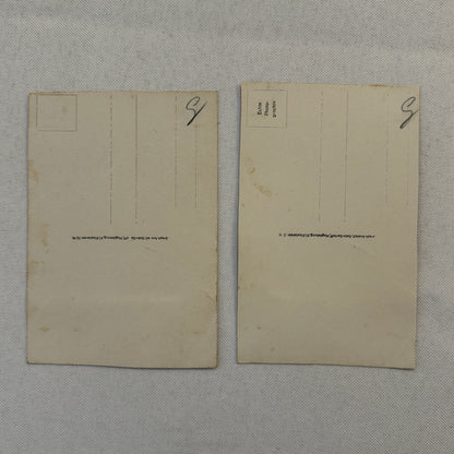 Roller Skating Circus Act Postcard Post Card Lot 2x Charmett European Skate