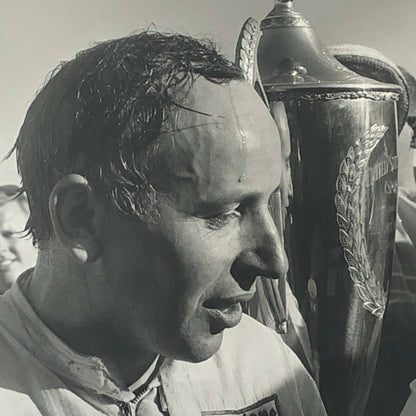 Vintage John Surtees at Riverside CanAm Victory Photo Photograph Bernard CAHIER