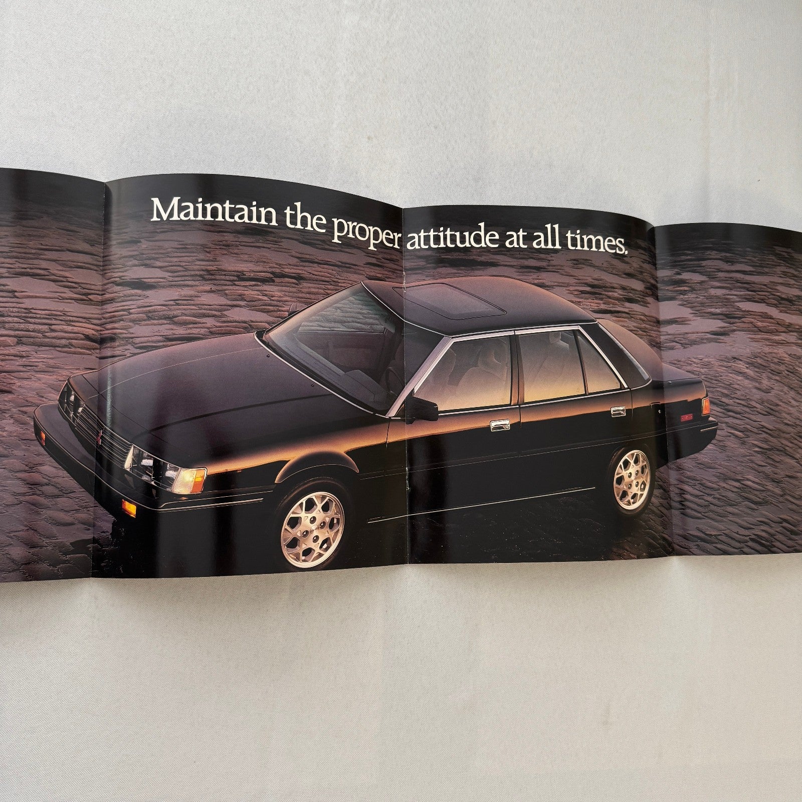 1986 Mitsubishi Galant Car Sales Brochure Catalog Advertising