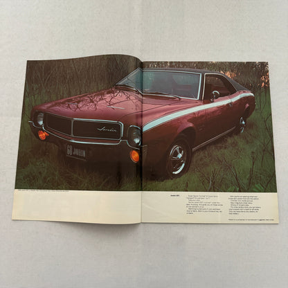 1968 American Motors AMC Brochure Catalog Javelin Rebel American Ambassador AMX