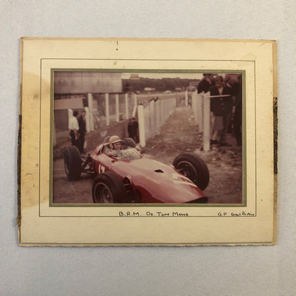 Tony Maggs BRM Racing Car Vintage Photo Photograph Print