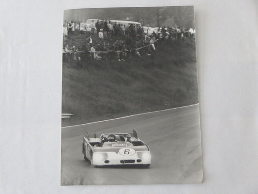 1972 Nurburgring Racing Photograph Photo De Adamich Alfa Romeo 33 TT3 Car 