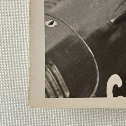 Vintage Racing Driver Photo Photograph Unidentified