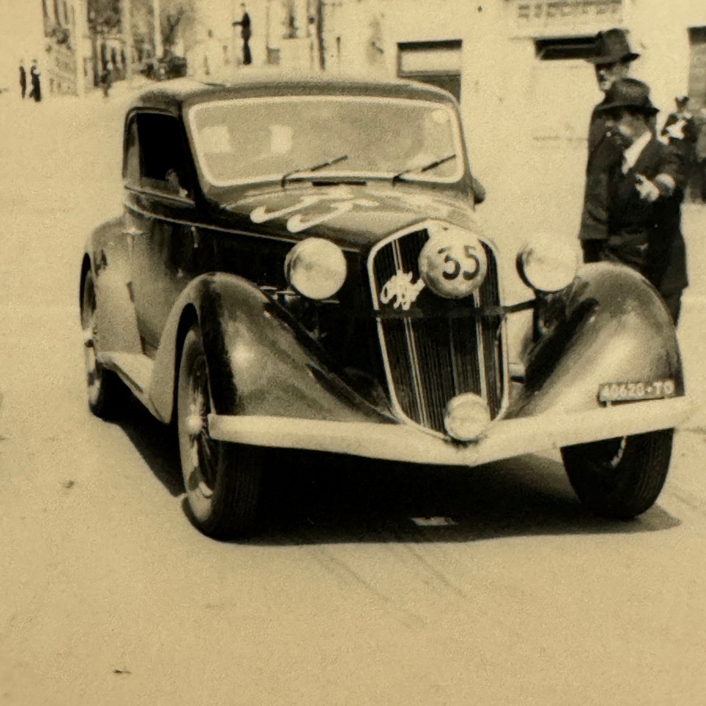 Alfa Romeo 2300 Photo Photograph Print Automobile Rallye Rally Racing