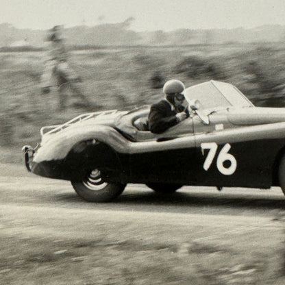 Jaguar XK140 Racing Photo Photograph Vintage Motorsport Jaguar XK 140 XK-140