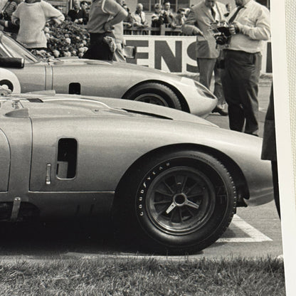 Vintage Racing Photo Photograph Dan Gurney Goodwood Cobra Daytona Modern Print