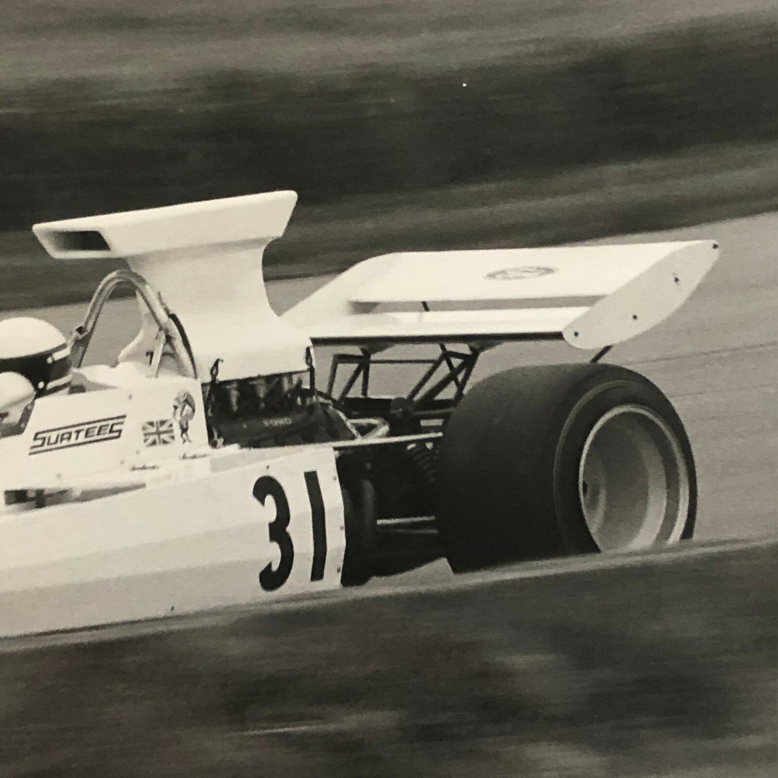 Vintage Grand Prix Racing Photo Photograph Print - John Surtees Racing 