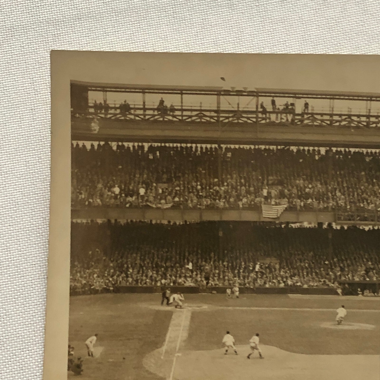 Press Photo Photograph Baseball Washington Senators vs Boston Red Sox 1934