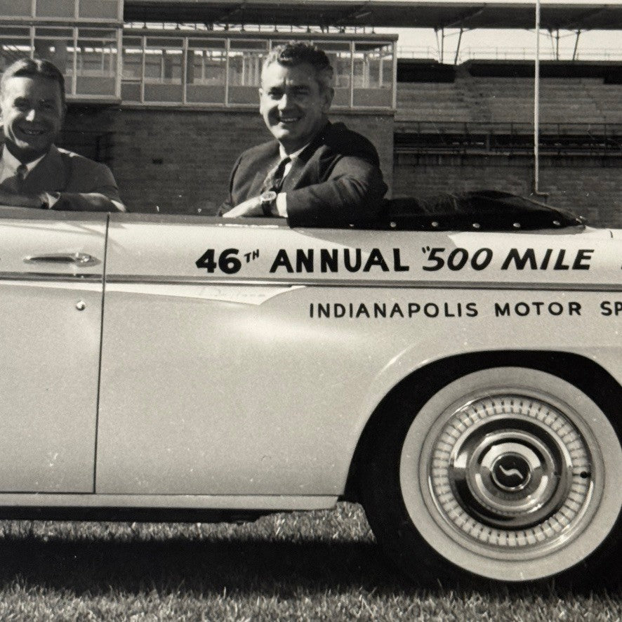 Vintage Indy 500 Racing Photo 1962 Studebaker Official Pace Car Photograph