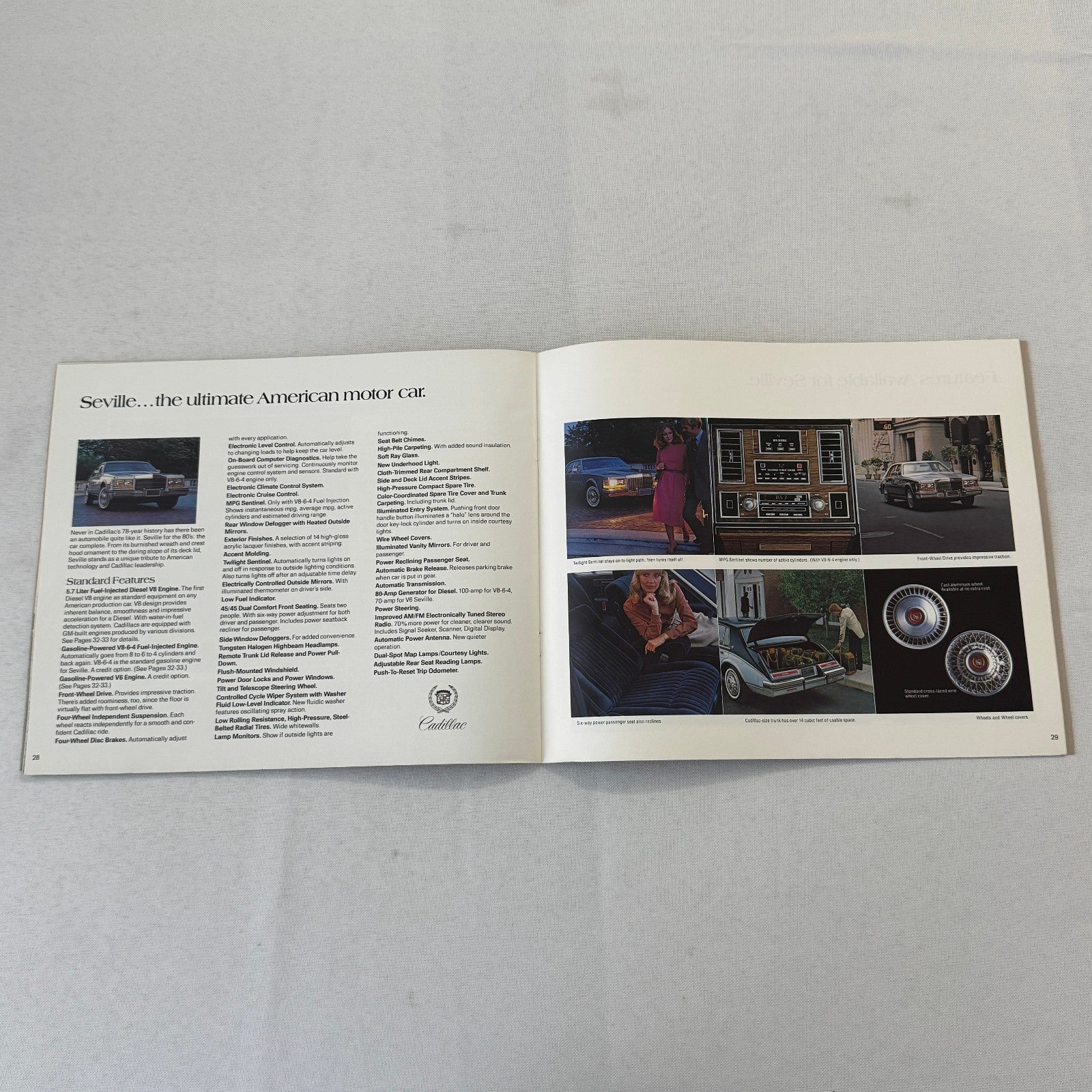 1981 Cadillac Car Sales Brochure Catalog Coupe DeVille Eldorado Seville Brougham