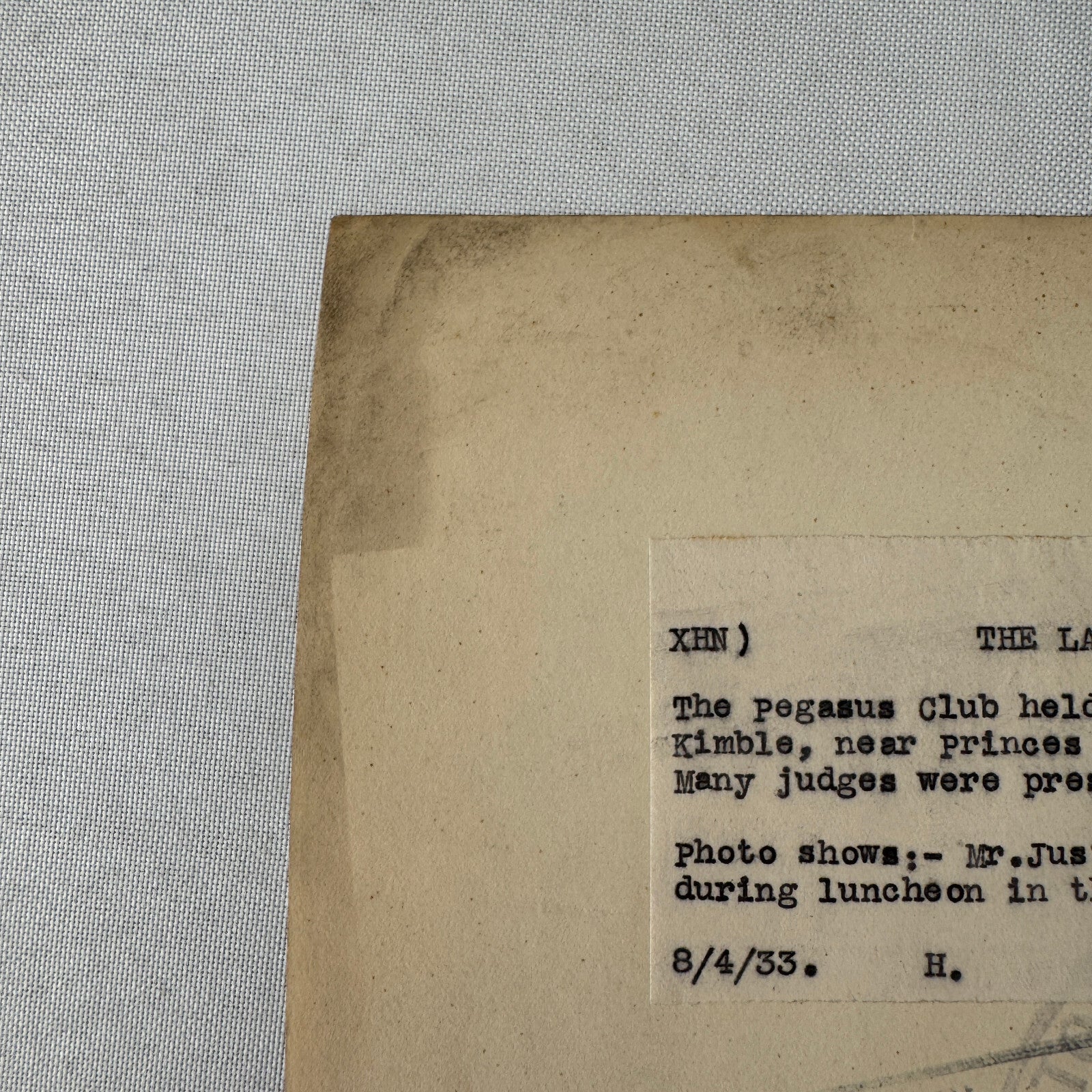 Press Photo Photograph Pegasus Club Car Rally Rallye Lawyers Race Lawyer 1933