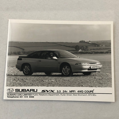Subaru SVX Car Factory Photo Photograph 3.3 24v MPFi 4WD Coupe