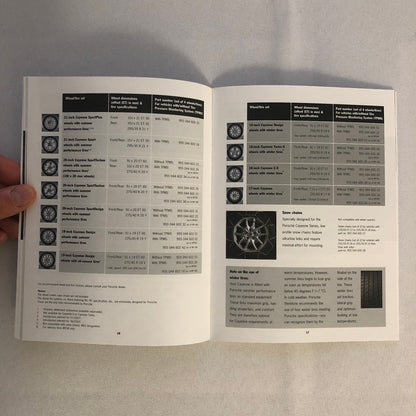 Porsche Cayenne ACCESSORIES Sales Brochure Catalog 2006 2007 Wheel Rims +