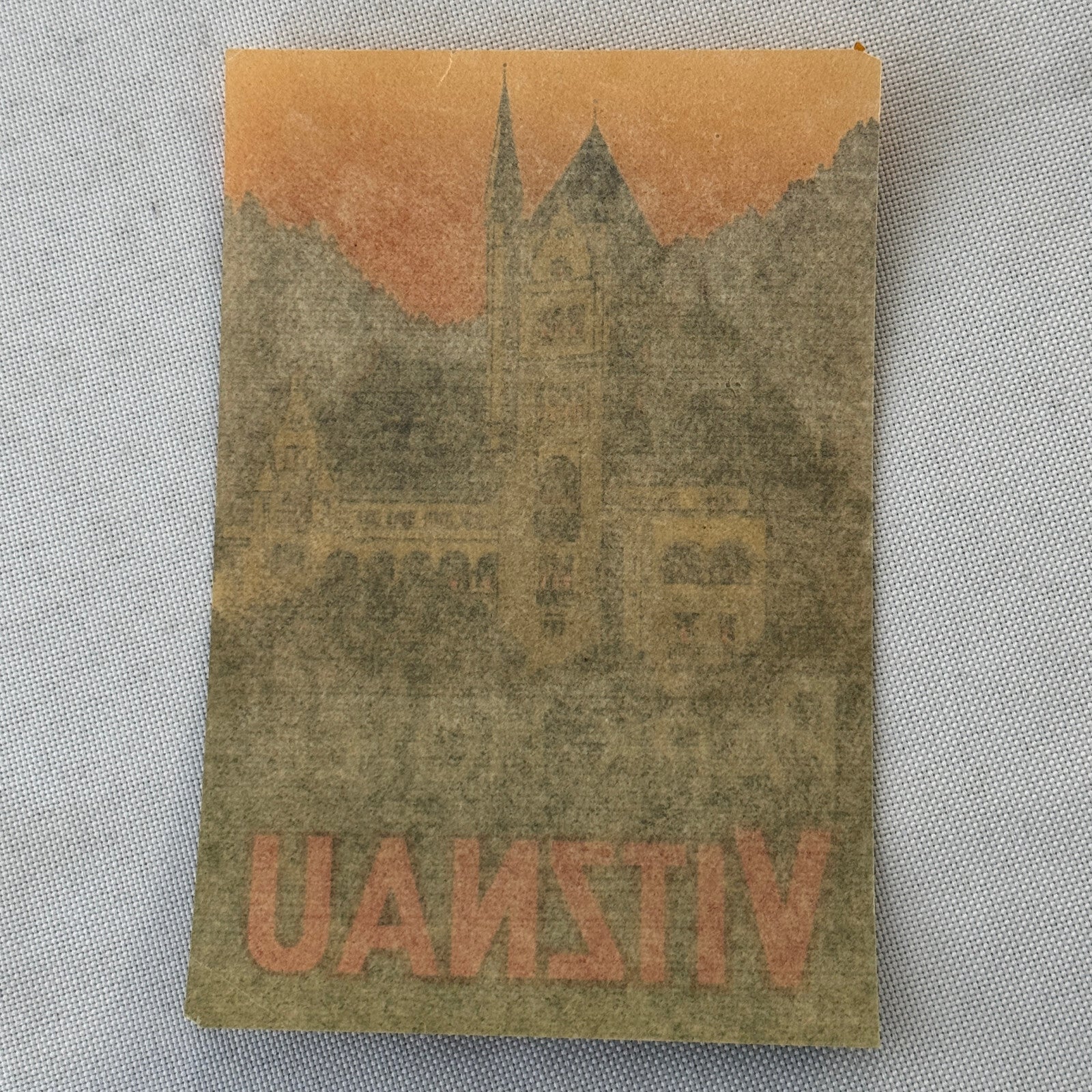 Vintage Hotel Travel Luggage Label Park Hotel Vitznau