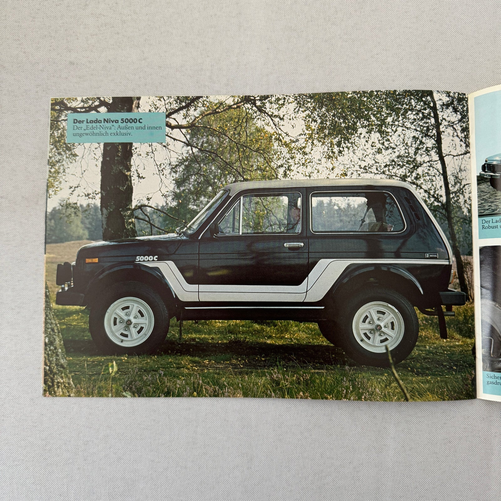Lada Niva Car Sales Brochure Catalog Niva UT Niva E Niva 5000 C 5000C GERMAN