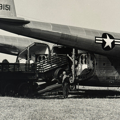 Fairchild Aircraft United States Air Force Airplane Plane Vintage Photo Truck