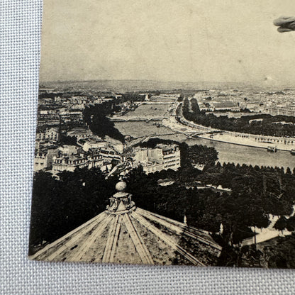 Vintage Zeppelin Airship Dirigible Postcard Post Card Paris Clement Bayard