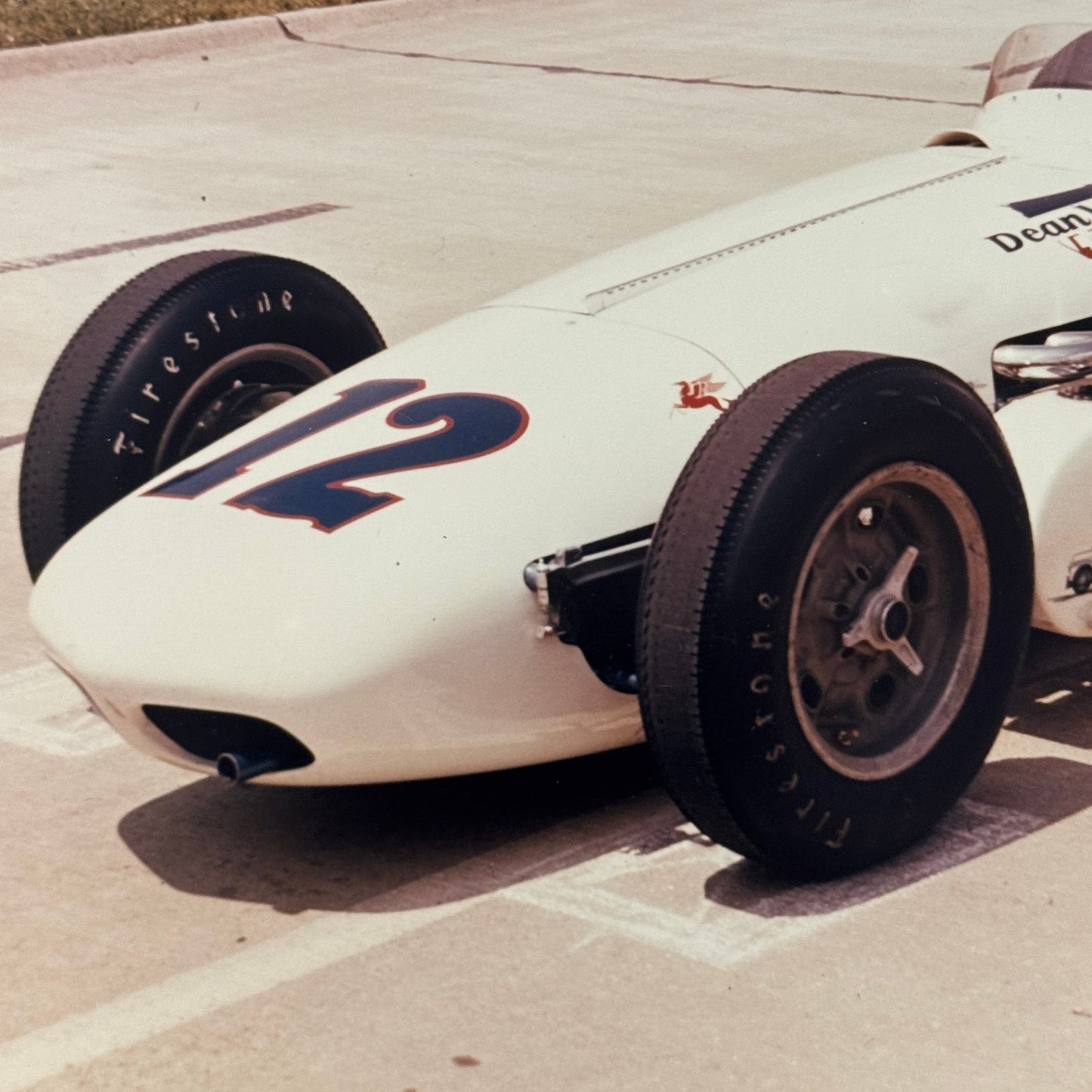 Vintage Indy Racing Photo Eddie Sachs 1961 Race Car Motorsport Modern Print