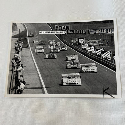 Vintage Racing Photo Photograph Print 1970s Sports Car Endurance Race