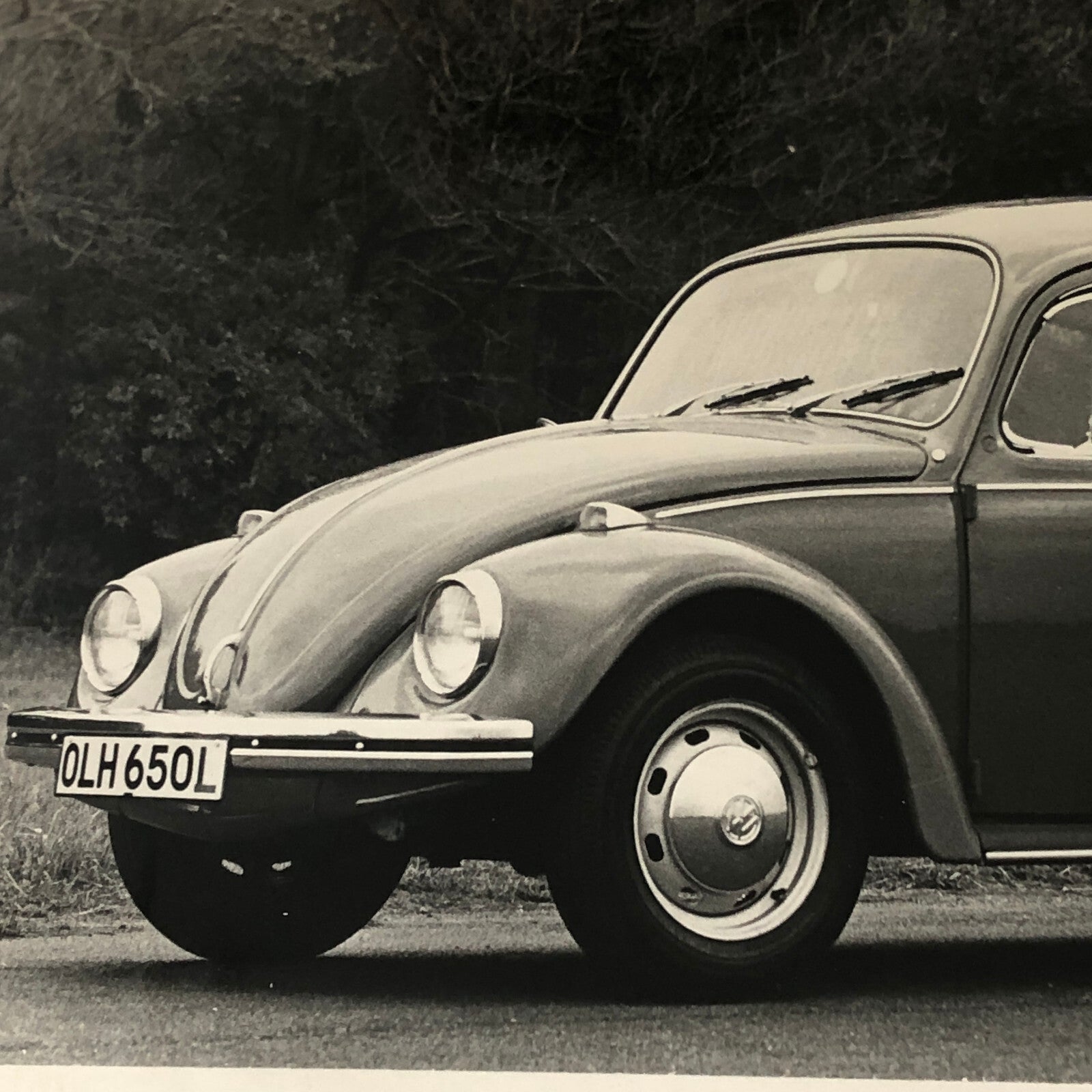 Vintage Volkswagen VW Beetle Factory Press Photo Photograph Print