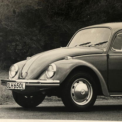 Vintage Volkswagen VW Beetle Factory Press Photo Photograph Print