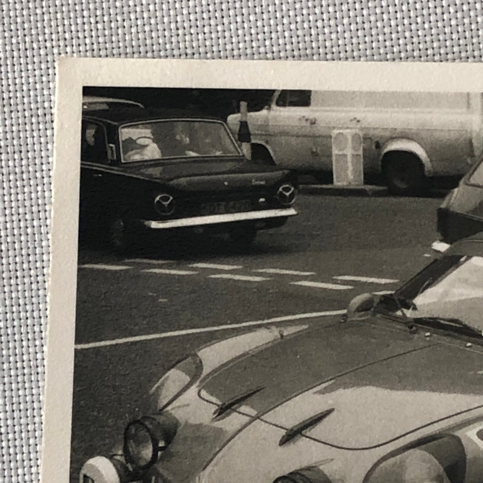 Vintage Renault Alpine Racing Car Photo Photograph Print 1974 on Street 