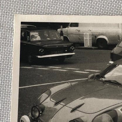 Vintage Renault Alpine Racing Car Photo Photograph Print 1974 on Street 