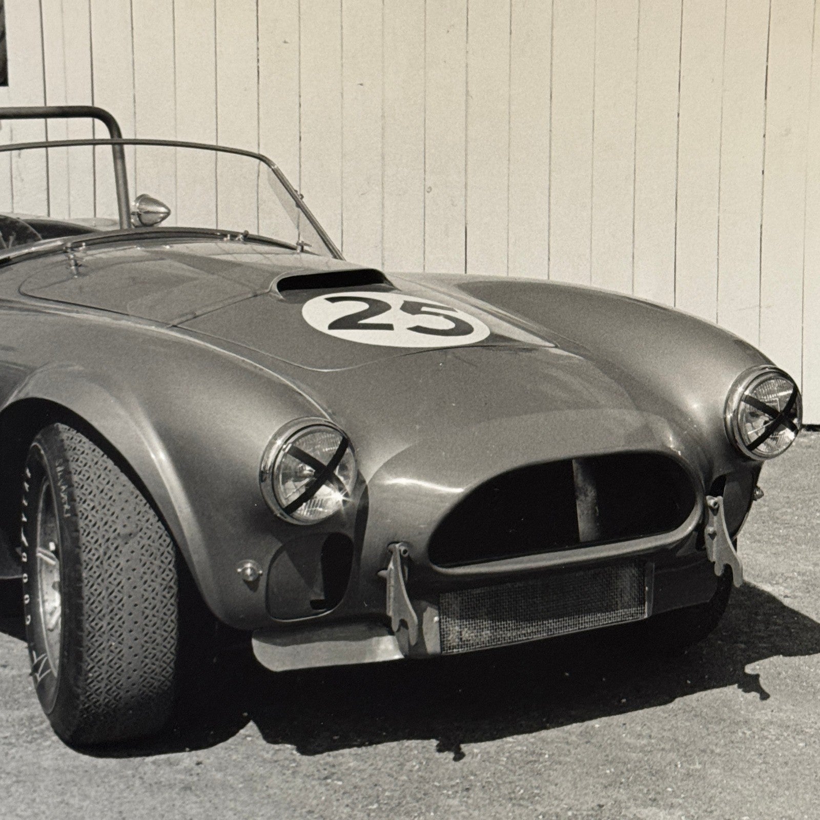 Shelby Cobra Racing Photo Roy Salvadori 1964 TT Race Photograph Modern Print