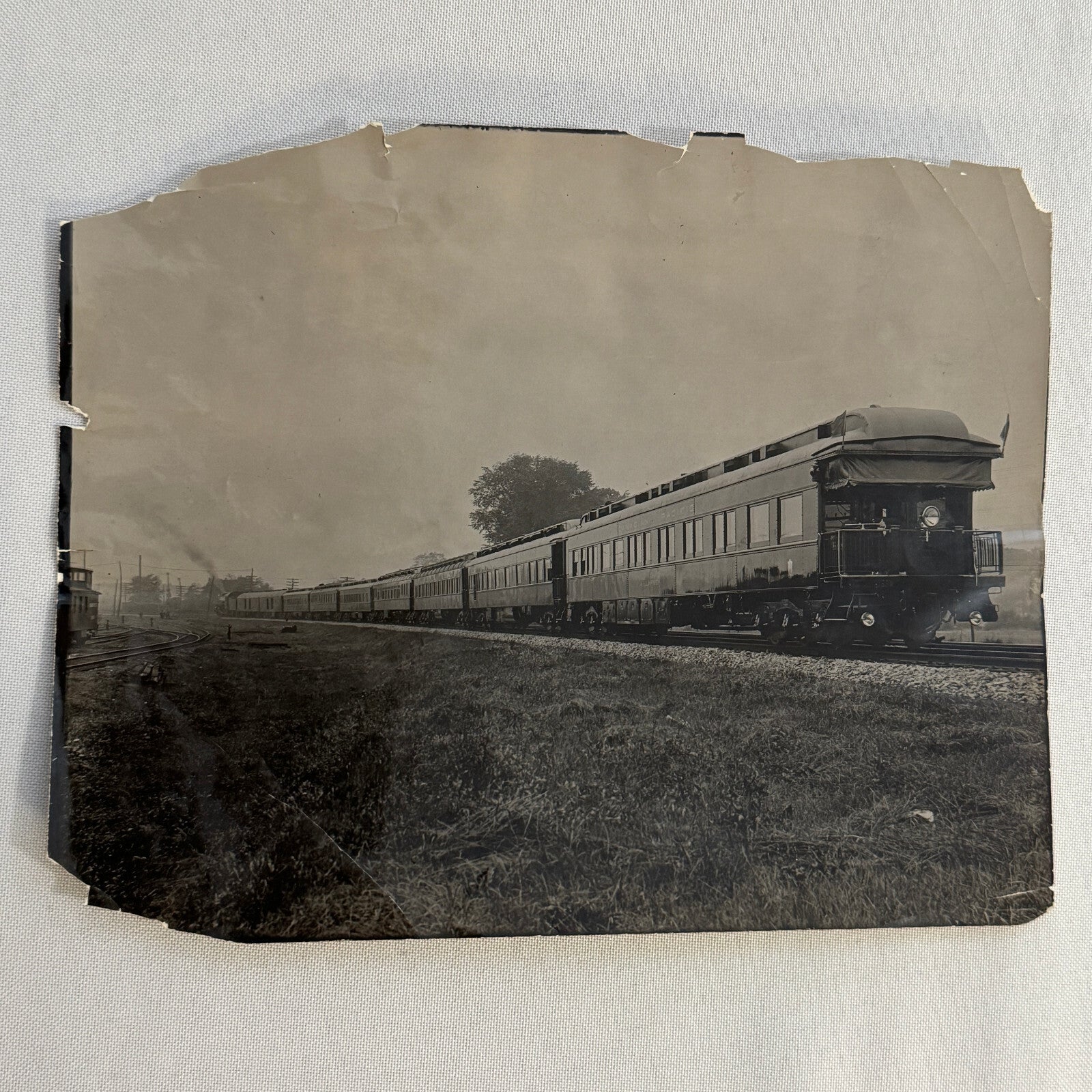 Royal Train Prince of Wales Canada Tour 1919 Press Photo Vintage Rail Railway