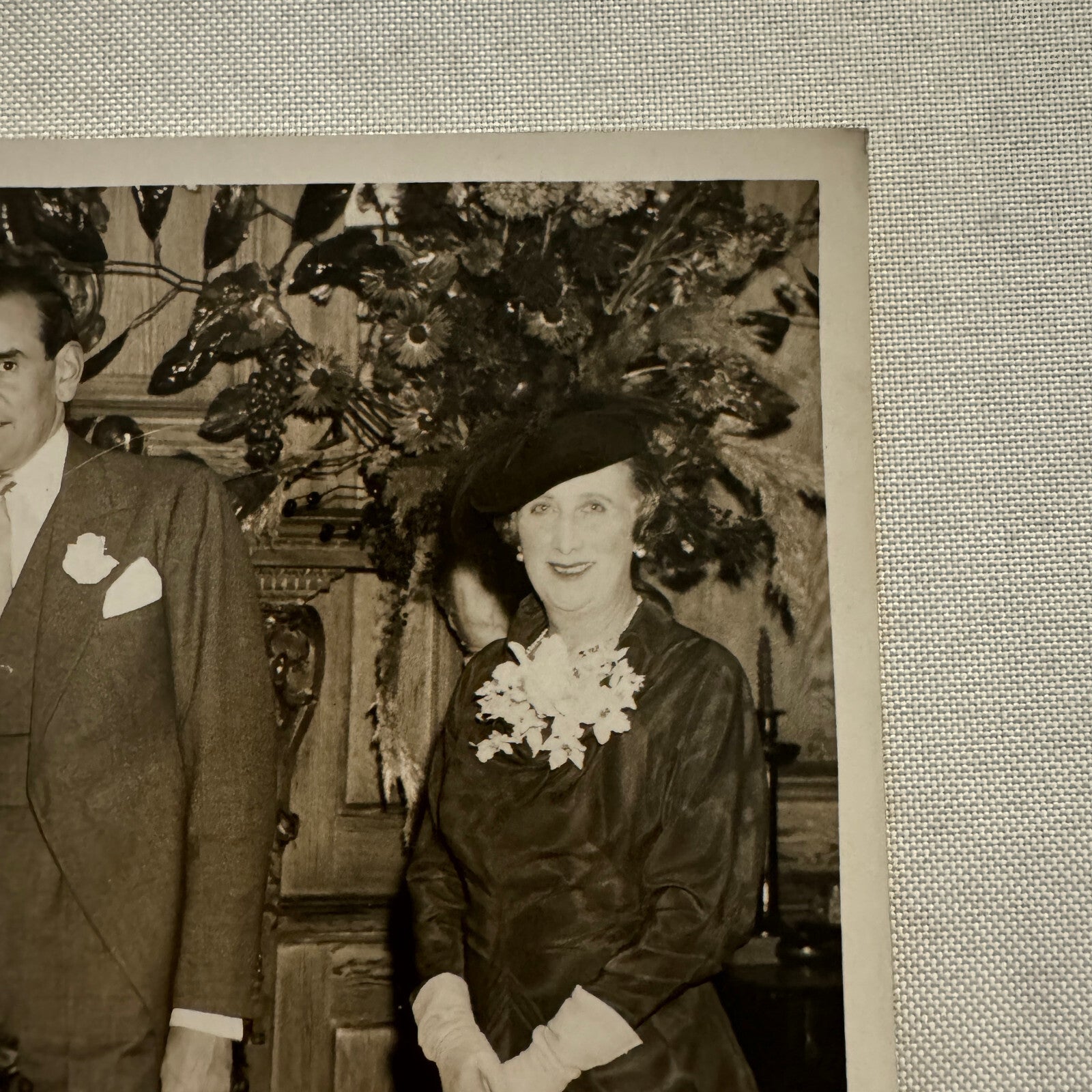 1934 Wedding Press Photo Photograph British London News Agency LNA