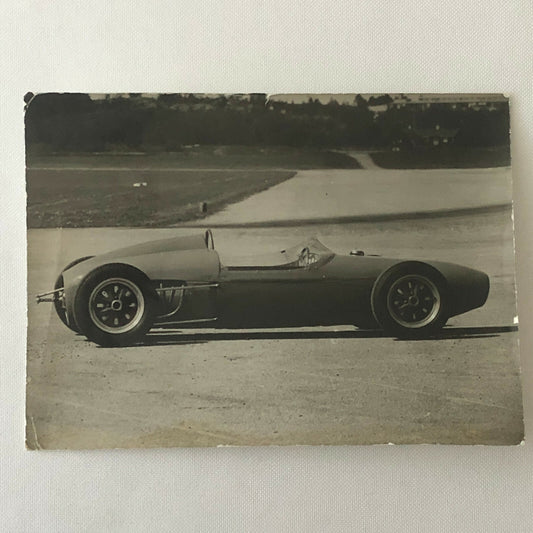 Vintage Racing Car Photo Photograph Print - Grand Prix ? Swedish Press Photo