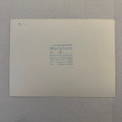 Porsche 911 Turbo Car Factory Press Photo Photograph Werkfoto