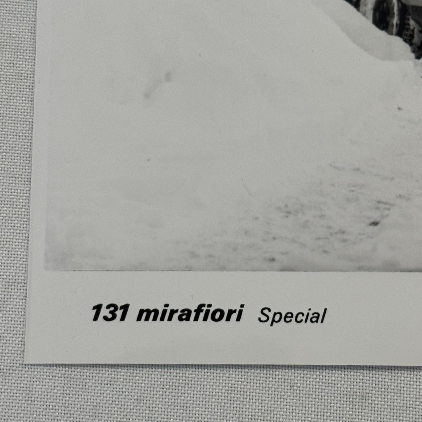 Fiat 131 Mirafiori Special Car Factory Press Photo Photograph Print Vintage 1976