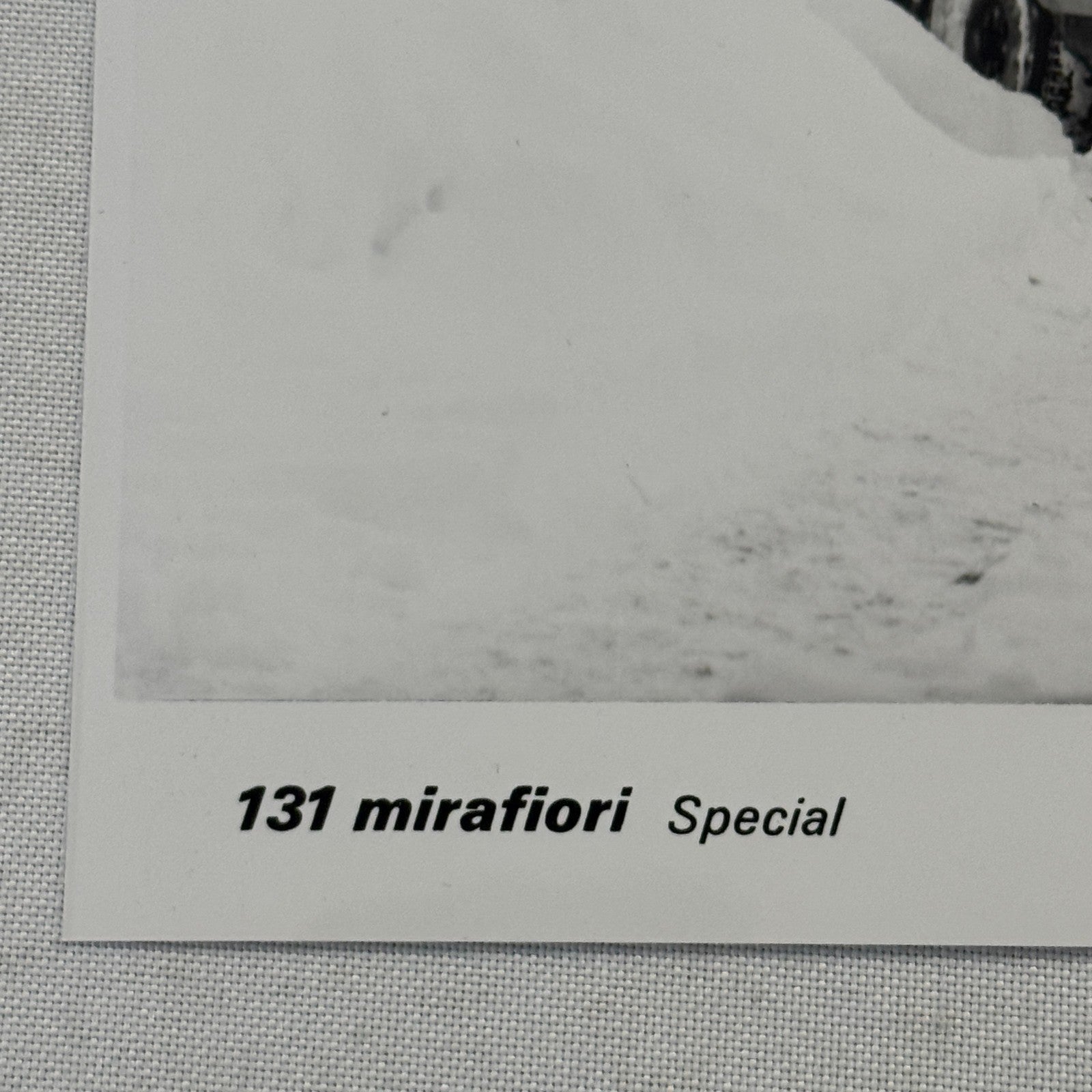 Fiat 131 Mirafiori Special Car Factory Press Photo Photograph Print Vintage 1976