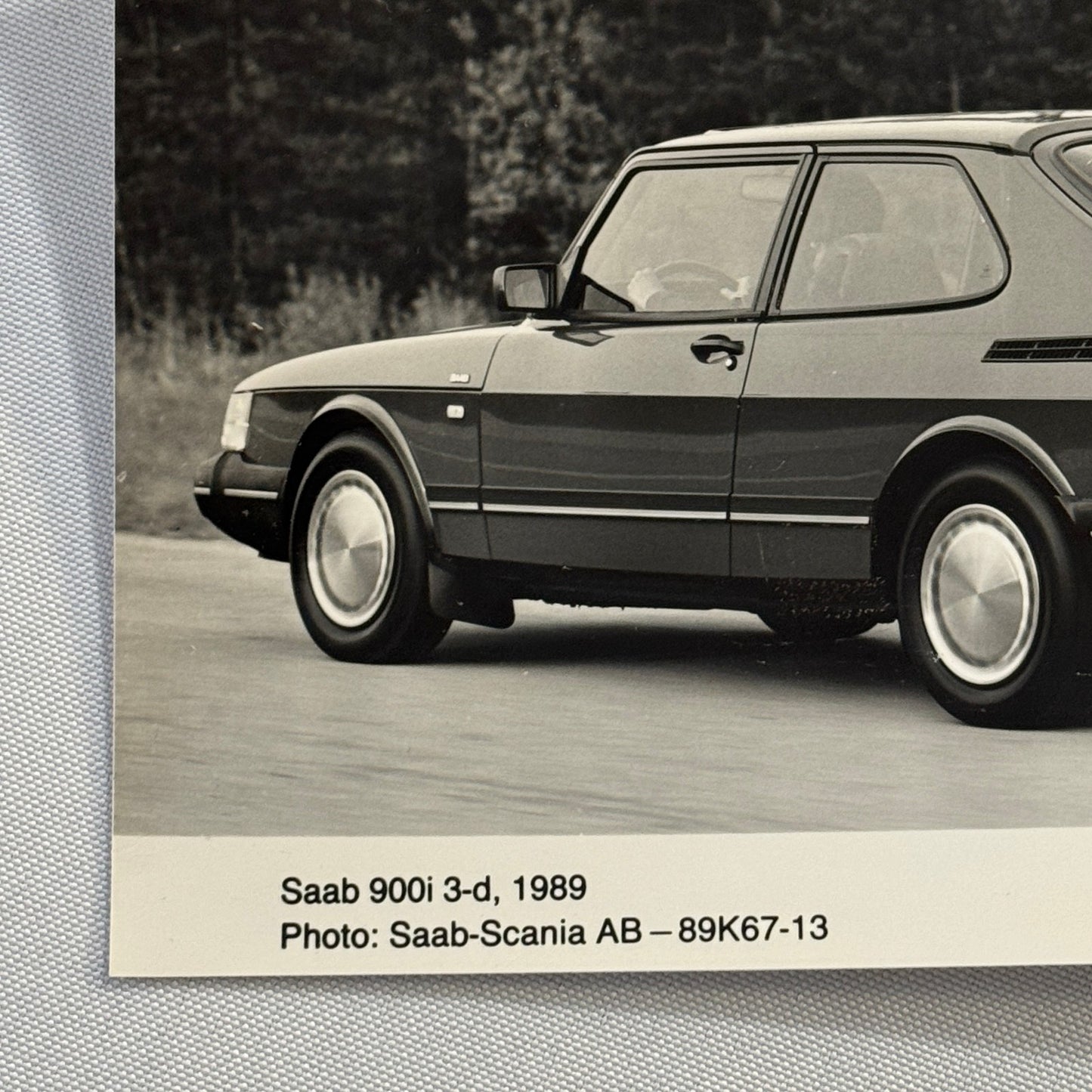 1989 Saab 900i Car Automobile Factory Photo Photograph Print Vintage Saab 900 i
