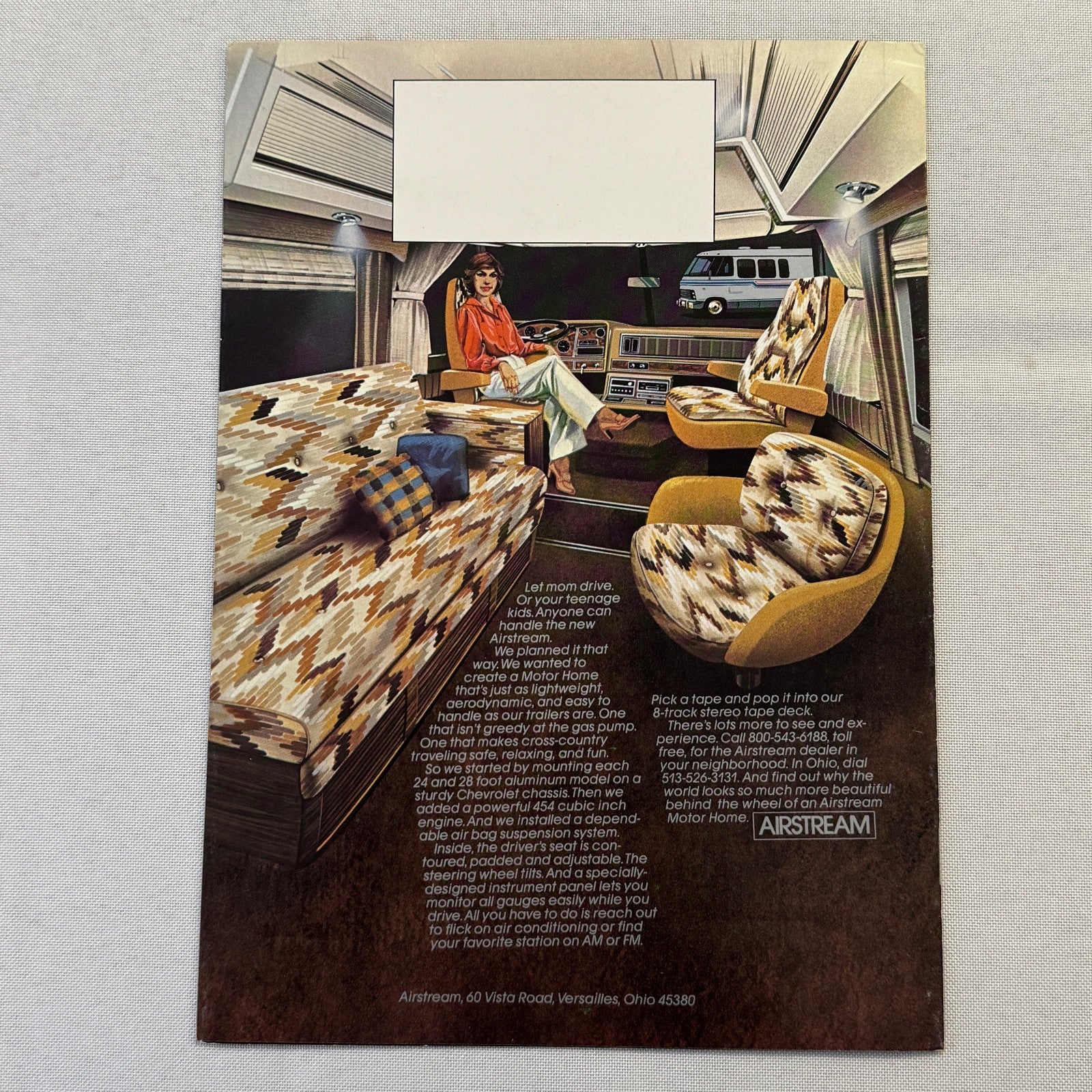 Vintage Airstream Sales Brochure RV Recreational Vehicle Camper