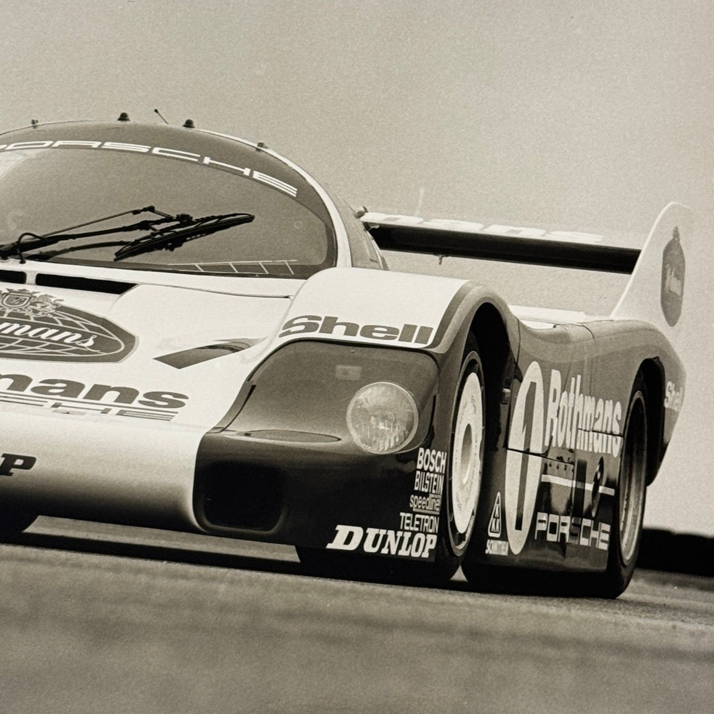Porsche 956 Rothmans Racing Race Car Photo Photograph Print Vintage