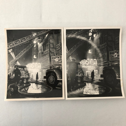 Montreal Fire Firefighting Fire Truck Vintage Press Photo Lot of 2