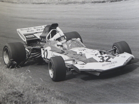 Vintage Racing Photo Photograph John Surtees Ford Car 