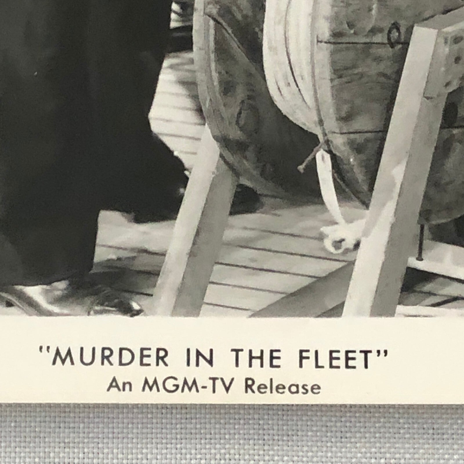 Vintage Movie Photo Photograph Print Murder in the Fleet