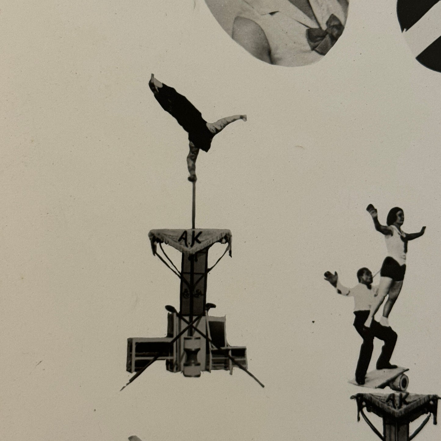 Vintage Circus Performer Act Photo Photograph The Juvelys Juggling Acrobats