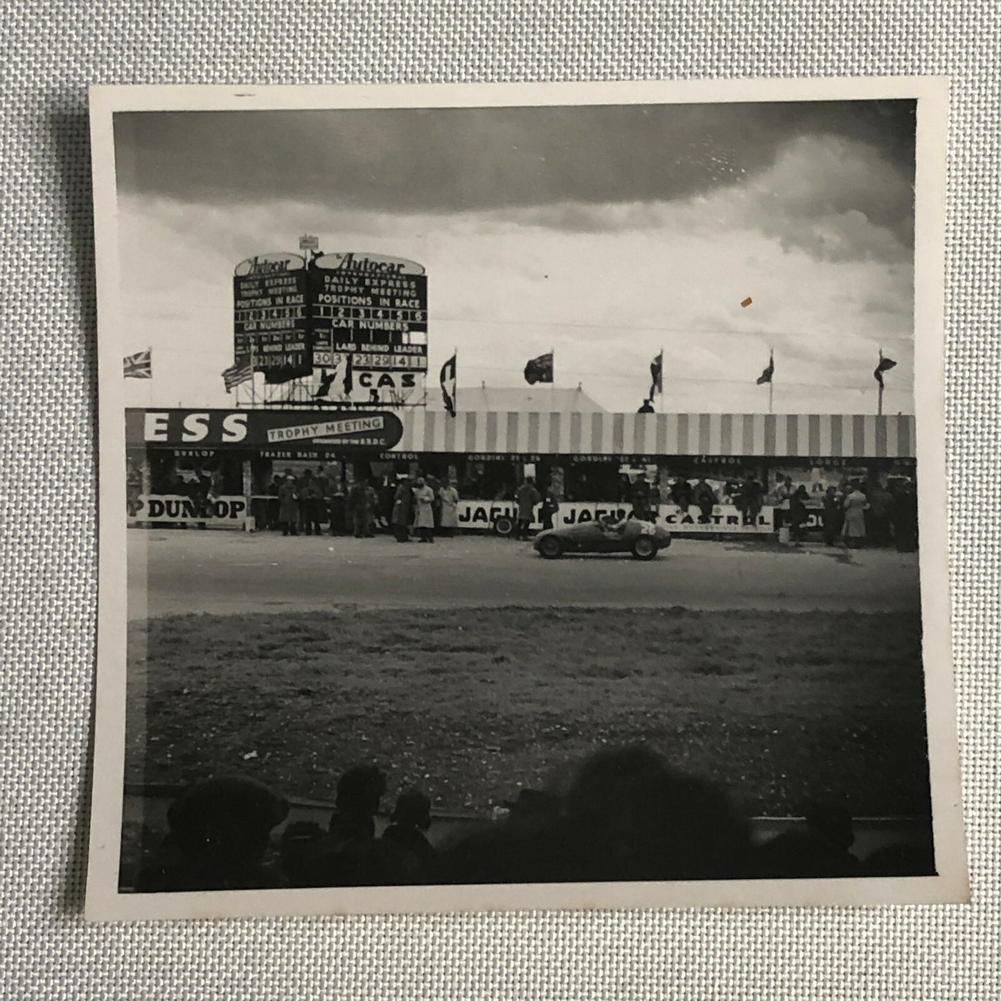 Vintage Racing Car Photo Photograph Print Robert Manzon Gordini 1952 Silverstone