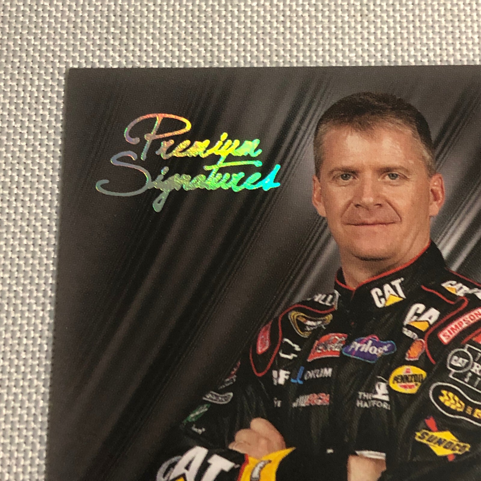 2010 Press Pass Premium Signatures Jeff Burton Auto Signed Autograph Card NASCAR