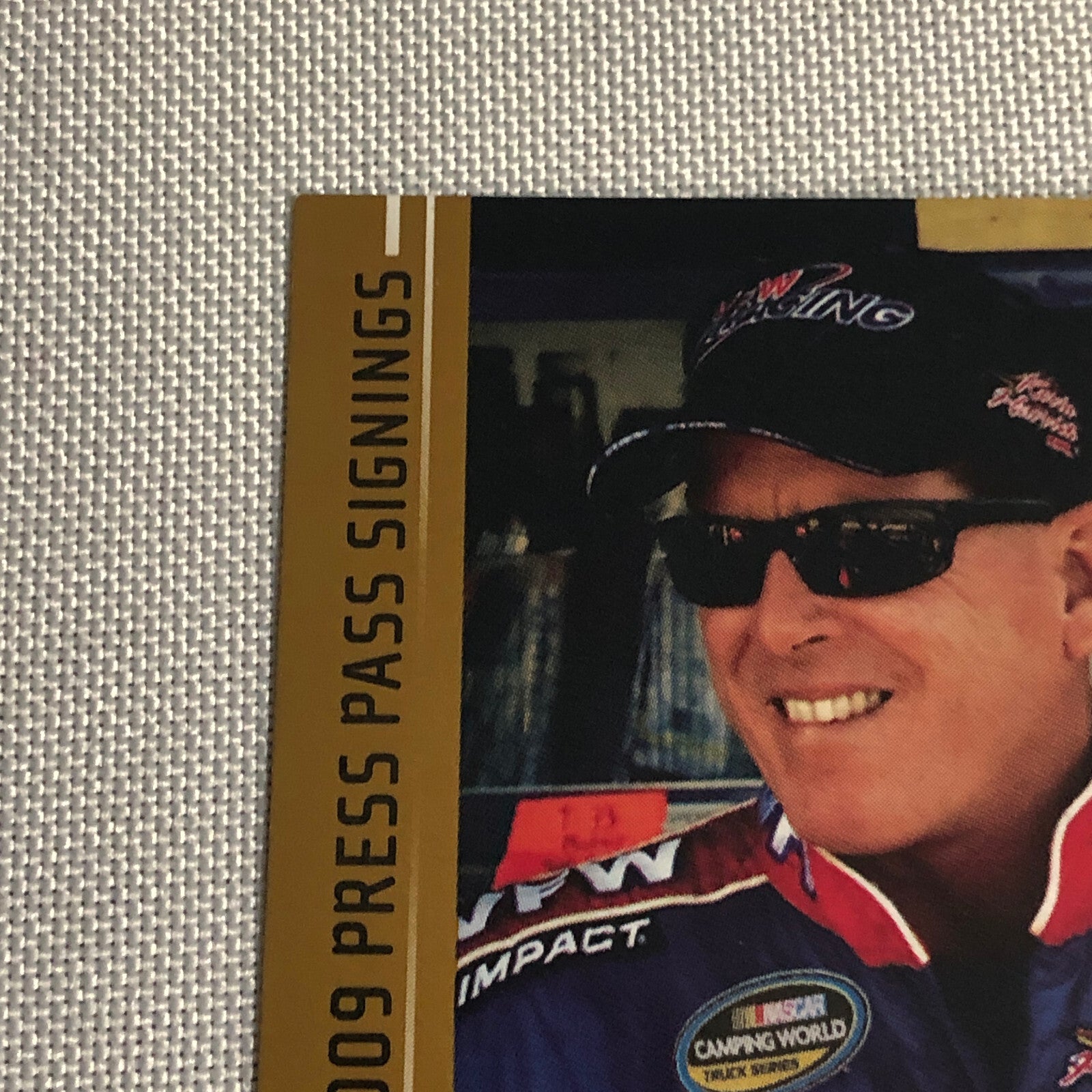 2009 Press Pass Signings Ron Hornaday Auto Autograph Signed Card NASCAR