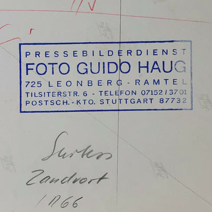 Vintage John Surtees 1966 Dutch Grand Prix Cooper Car Racing Photo Photograph