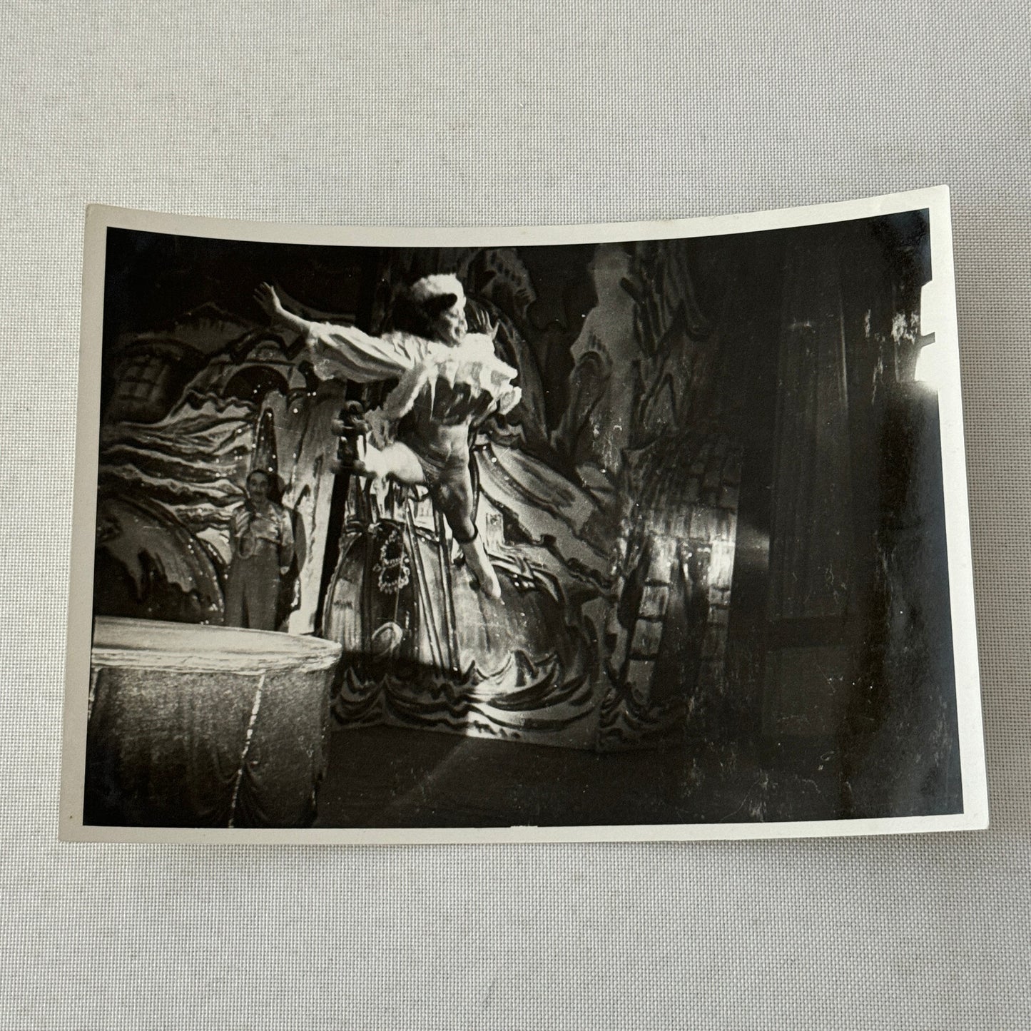 Vintage Rollerskating Roller Skate Circus Performer Photo Photograph