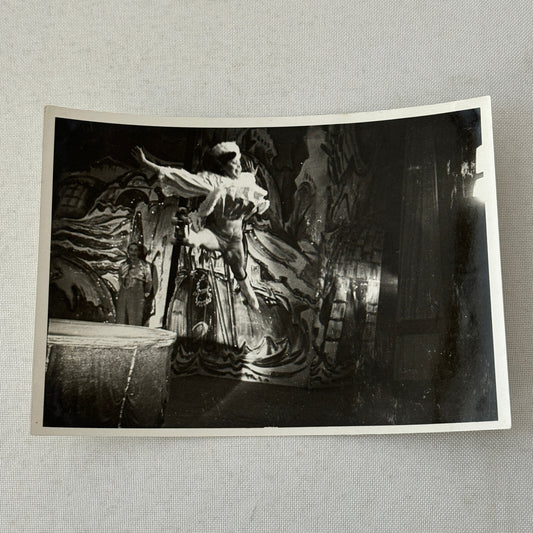 Vintage Rollerskating Roller Skate Circus Performer Photo Photograph