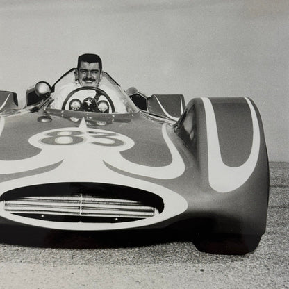 Vintage Indy Racing Photo Dave McDonald Mickey Thompson Ford Car Indianapolis
