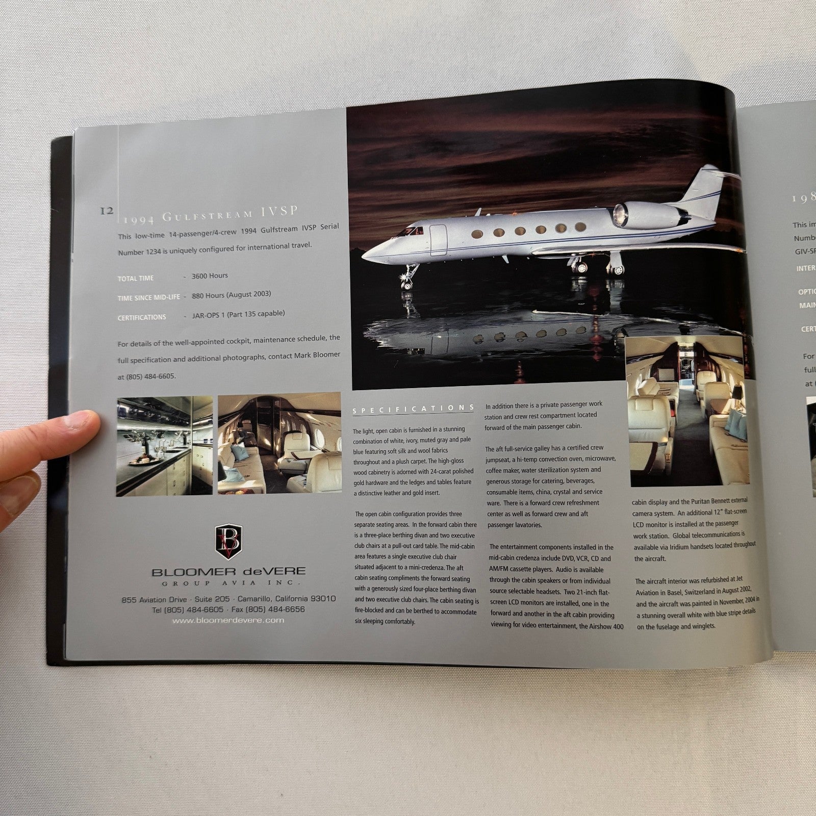 2006 Private Jet Plane Aircraft Airplane Executive Wings Catalog Brochure